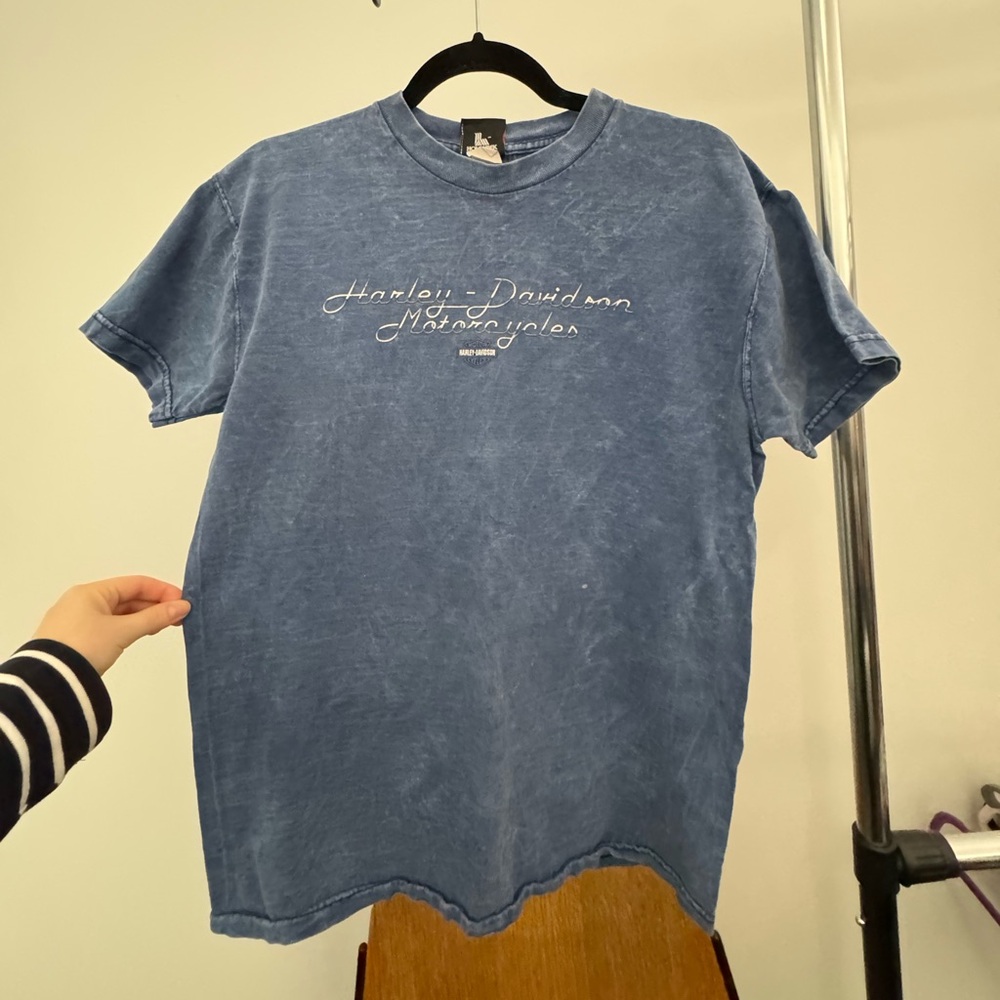 Acid wash Harley Davidson tee